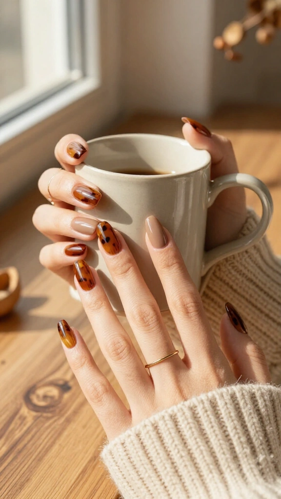 Warm caramel tortoiseshell