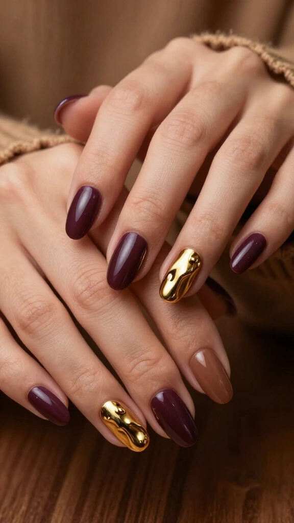 Molten Gold Chrome Drips