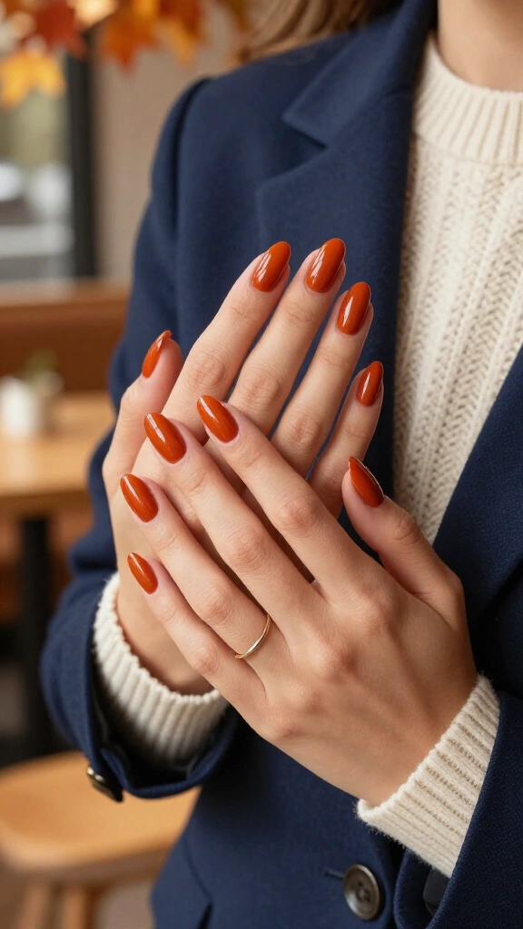 Burnt Orange Gloss Almonds