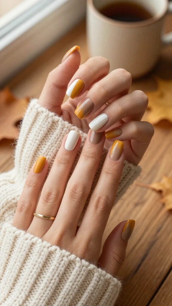 Autumn Ochre Color-Block