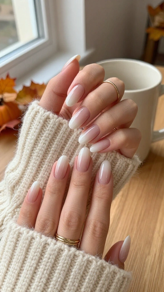Marshmallow ombre baby boomer