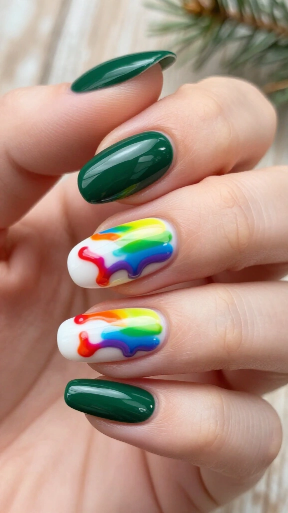 Gnome Rainbow Waterfall Accent