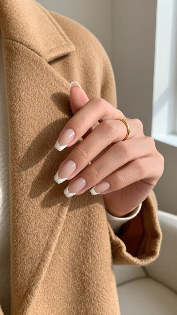 White negative space chevron peaks