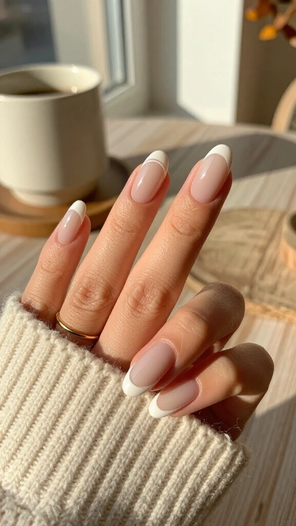 Double outline white French