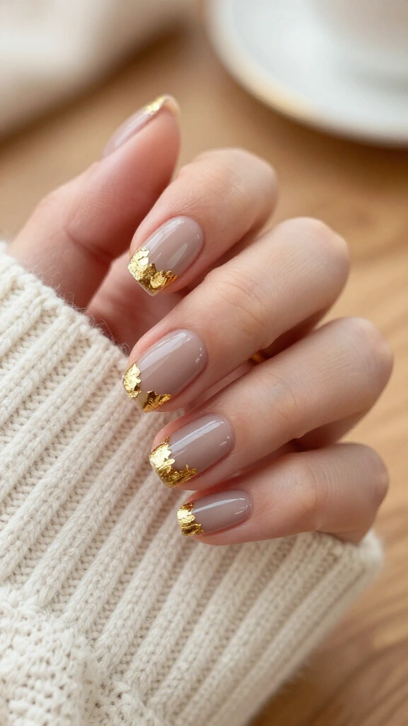 Metallic Gold Leaf Flakes