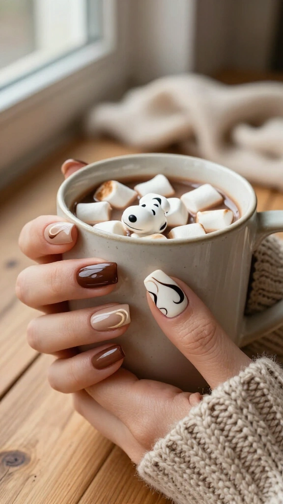Fluffy Marshmallow Cocoa Snoopy