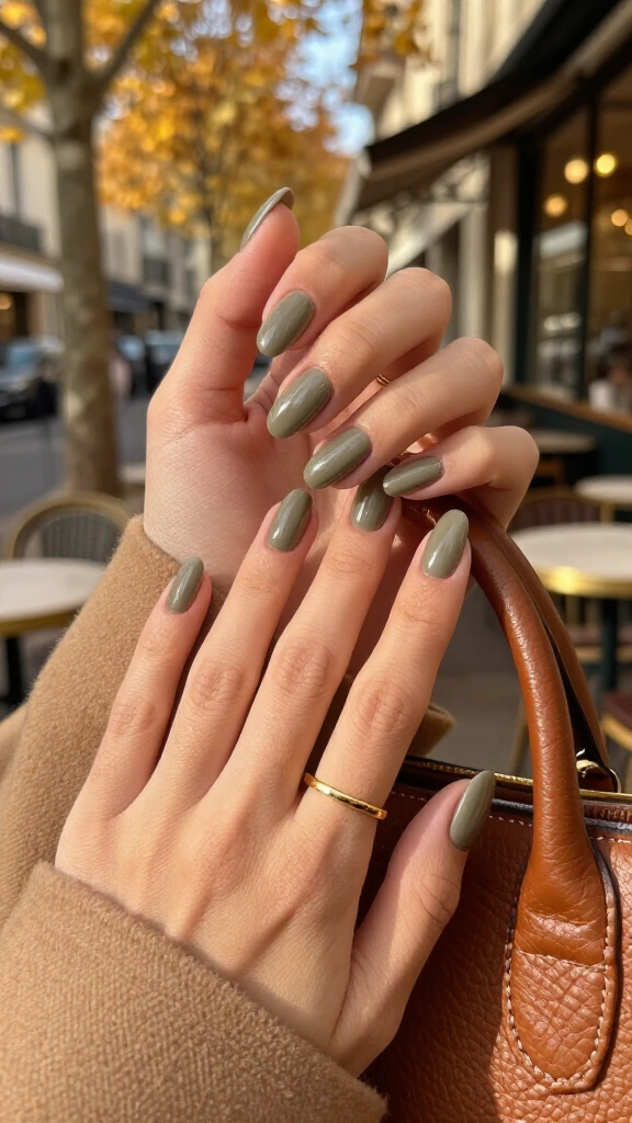 Muted Olive Khaki