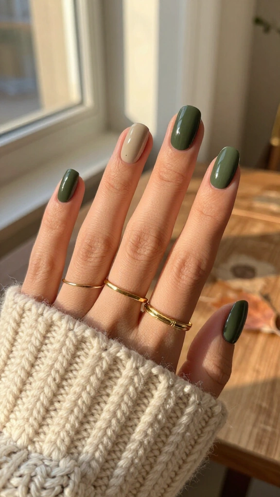 Moody Olive Monochrome