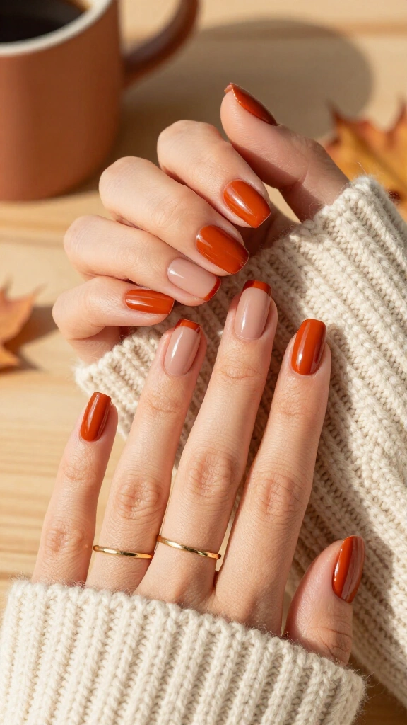 Vertical Pumpkin Color Block