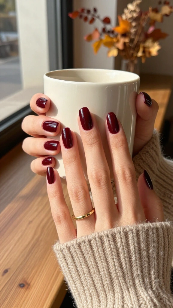 Deep Burgundy Wine