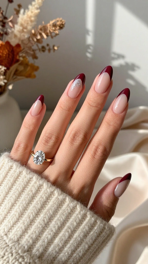 Moody Burgundy Half-Dips
