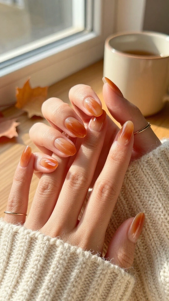 Spiced Cider Jelly Nails
