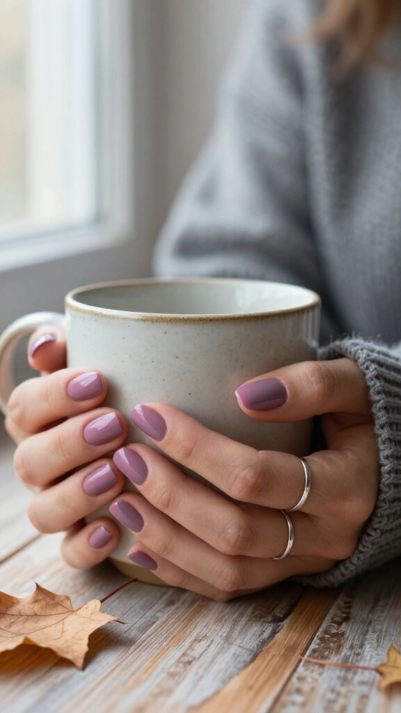 Heathered Plum Pink