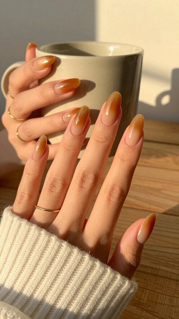 Golden Hour Amber Ombré