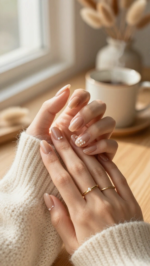 Warm Sand Pearl Accents