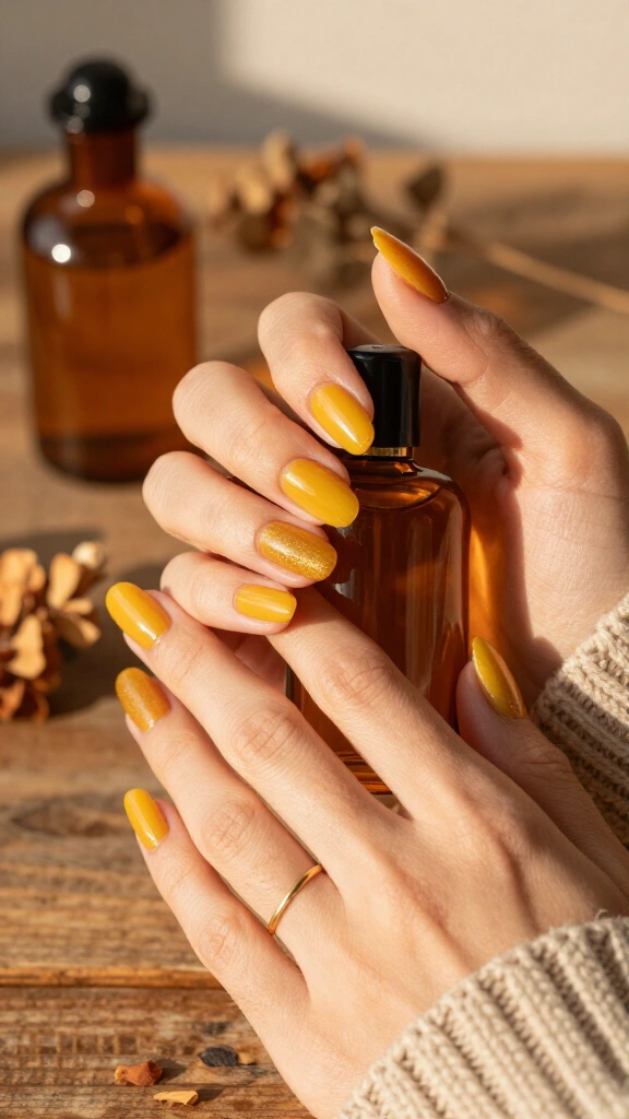 Golden Amber Glass