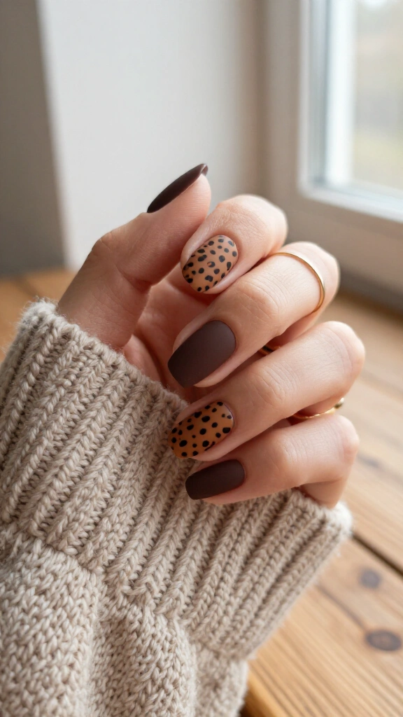 Matte Chocolate Micro Spots