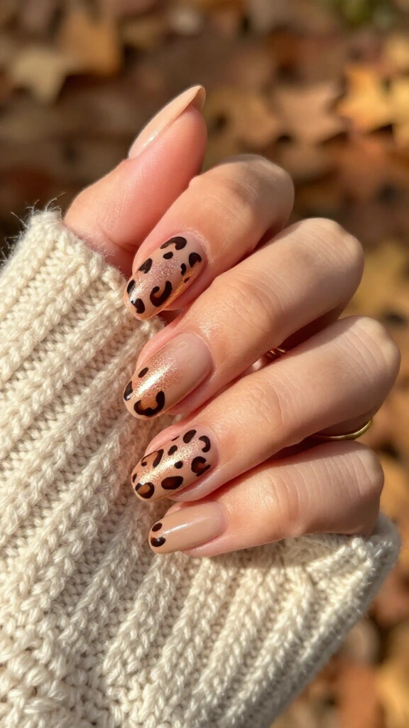 Metallic Rose Gold Spots