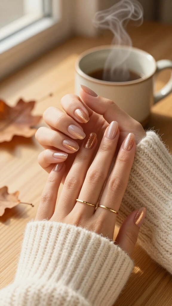 Subtle Copper Shimmer Nude