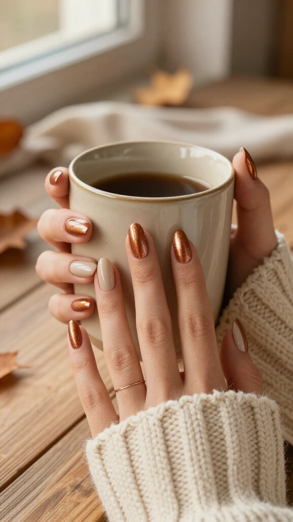 Metallic Copper Dipped Tips