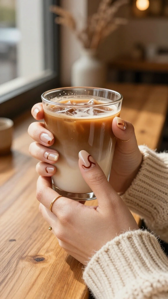 Espresso Swirl Lines