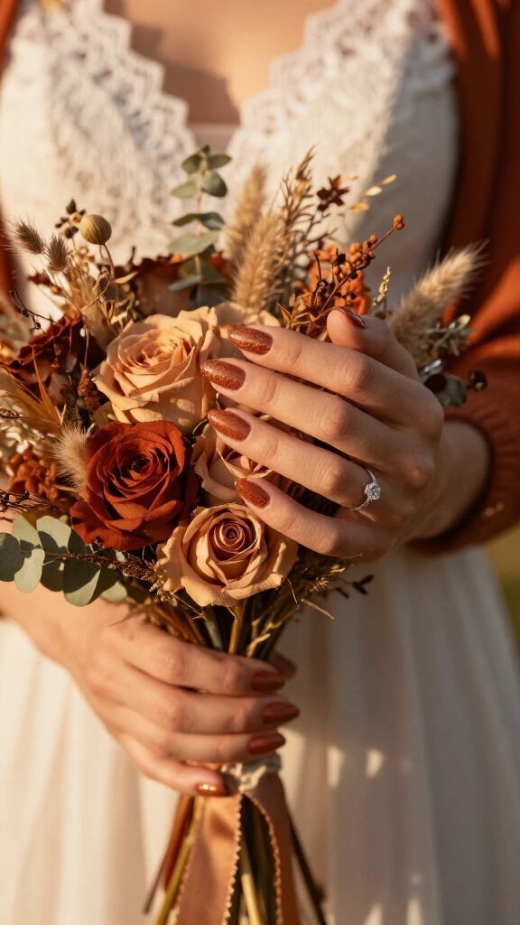 Spiced Pumpkin Micro-Glitter Accent