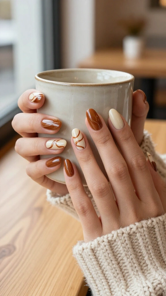 Creamy cinnamon swirls