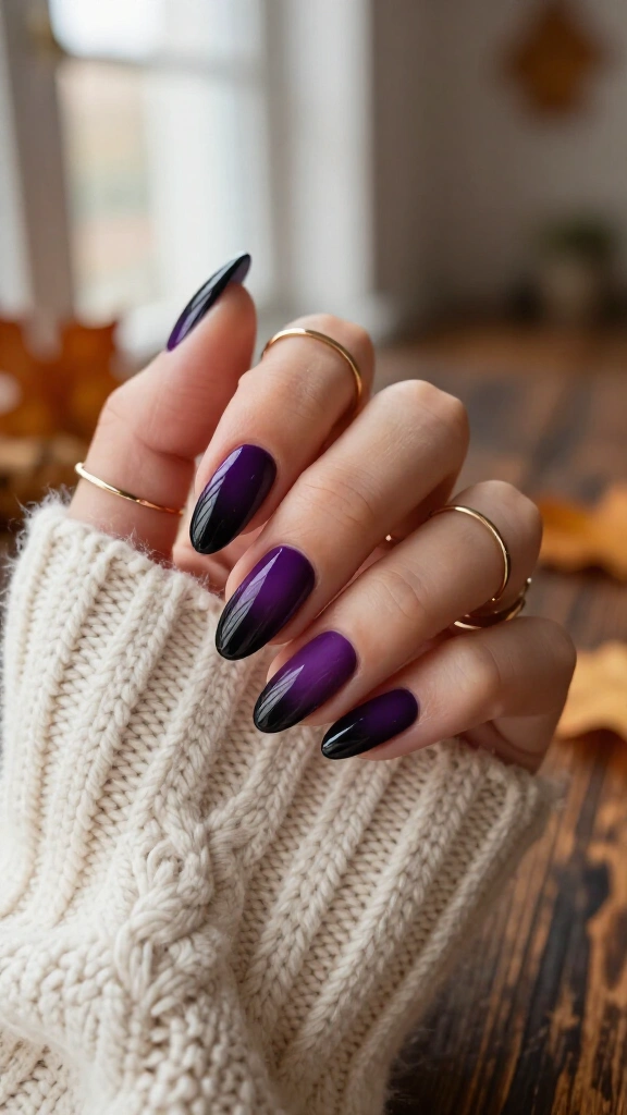 Vampy Plum Ombré Fade