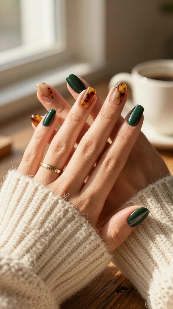 Hunter Green & Tortoiseshell Duo