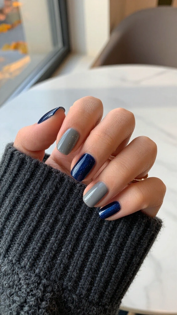 Midnight Navy and Micro-Shimmer