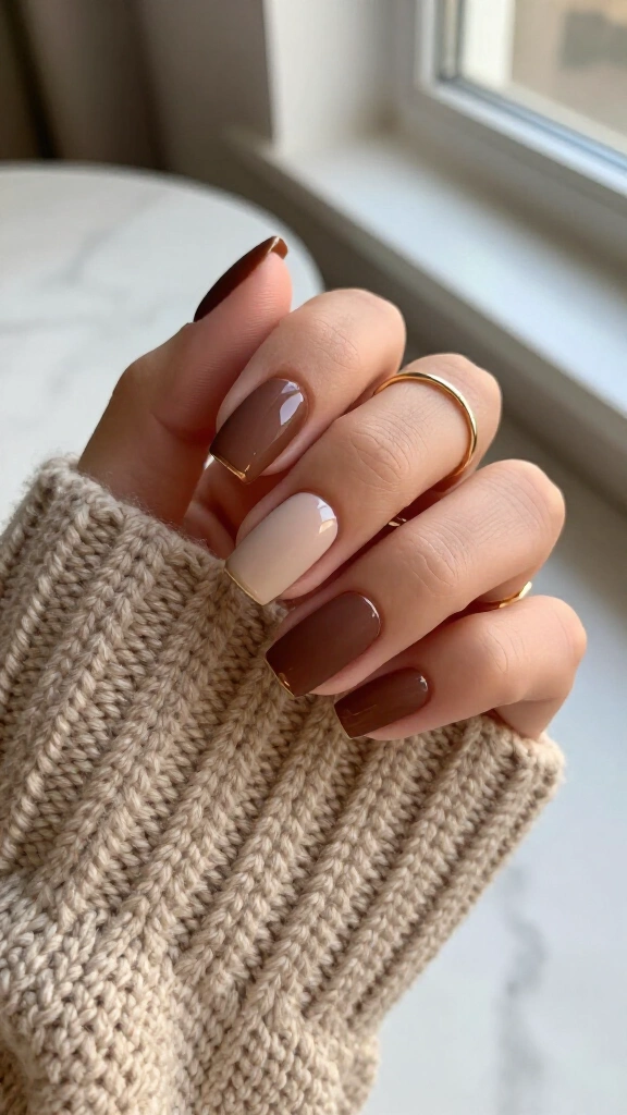 Matte Espresso Meets Glossy Smile Lines