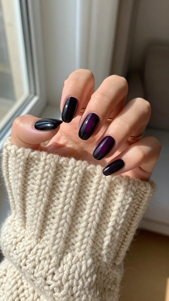Deep Blackened Plum Gloss