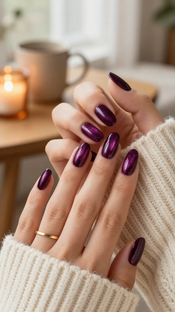 Velvet Plum Cat-Eye