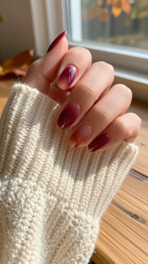 Spiced Plum Jelly Nails