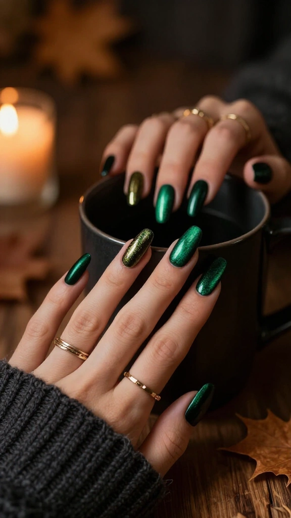 Emerald Velvet Magnetic Drama