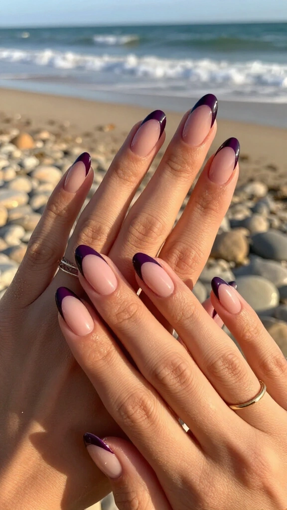 Coastal Plum with Negative Space Arcs