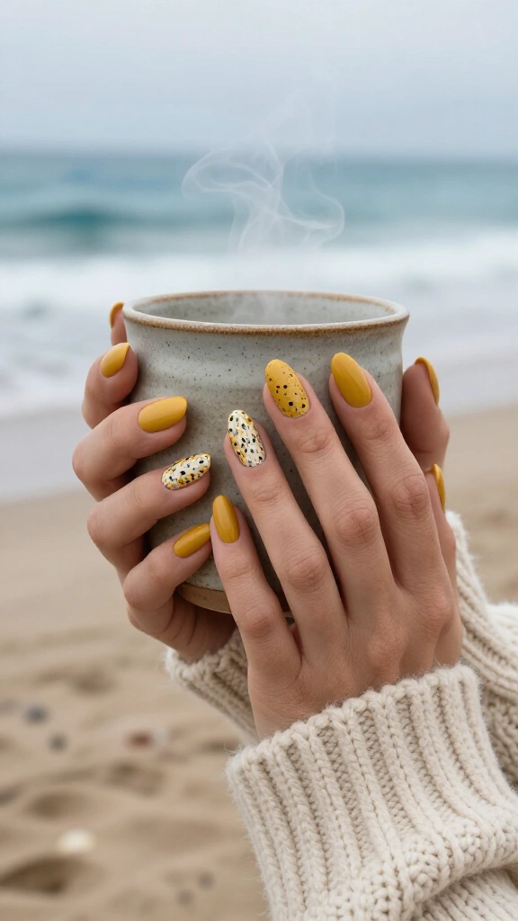 Desert Mustard and Beach Pebble Terrazzo