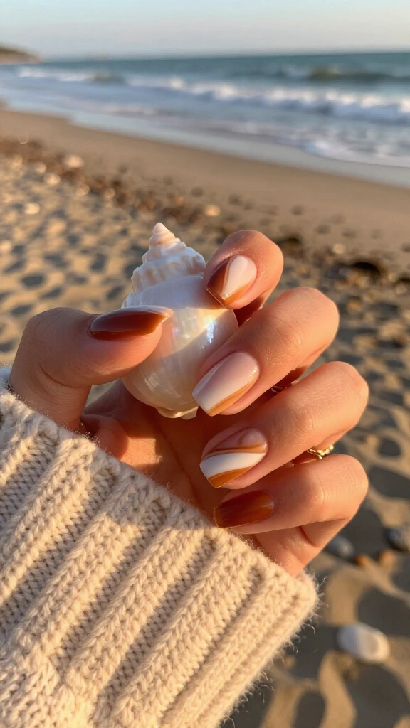 Toffee Swirl Acrylic Overlay