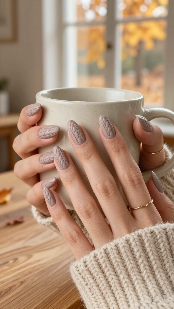 3D Cable-Knit Textured Acrylics