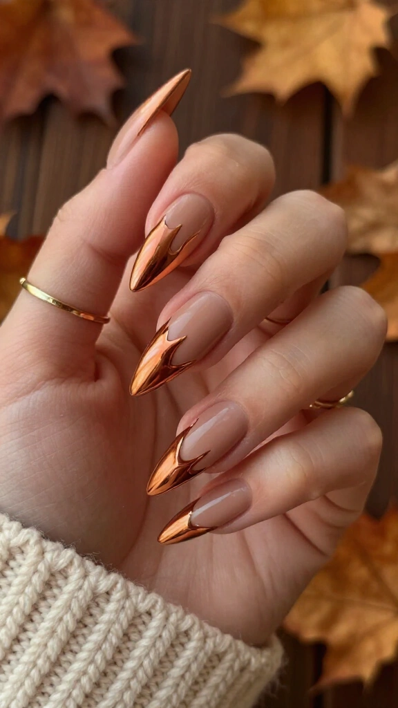 Molten Metallic Copper Drips