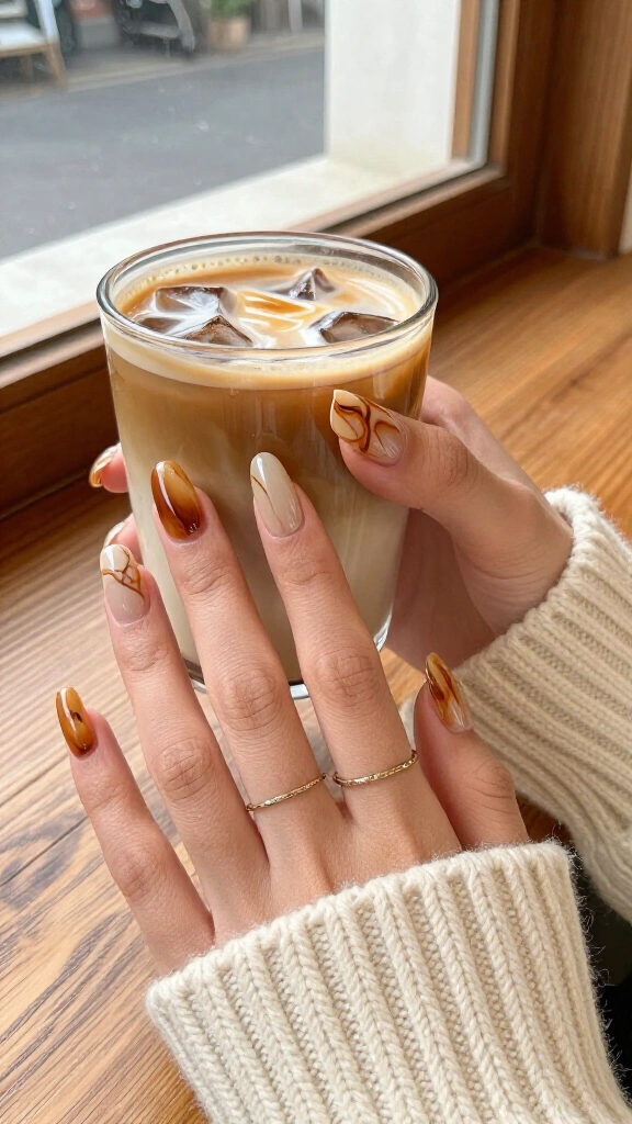 Iced Caramel Macchiato Swirls