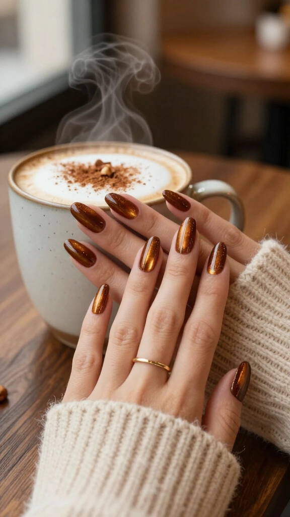 Hazelnut Praline Velvet Cat-Eye