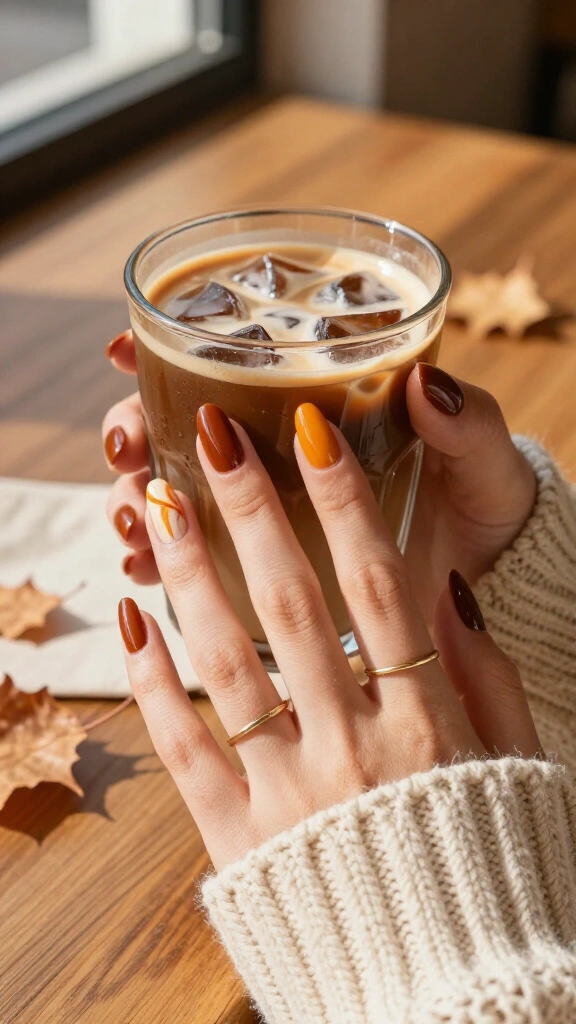 Pumpkin Spice Cold Foam Accents