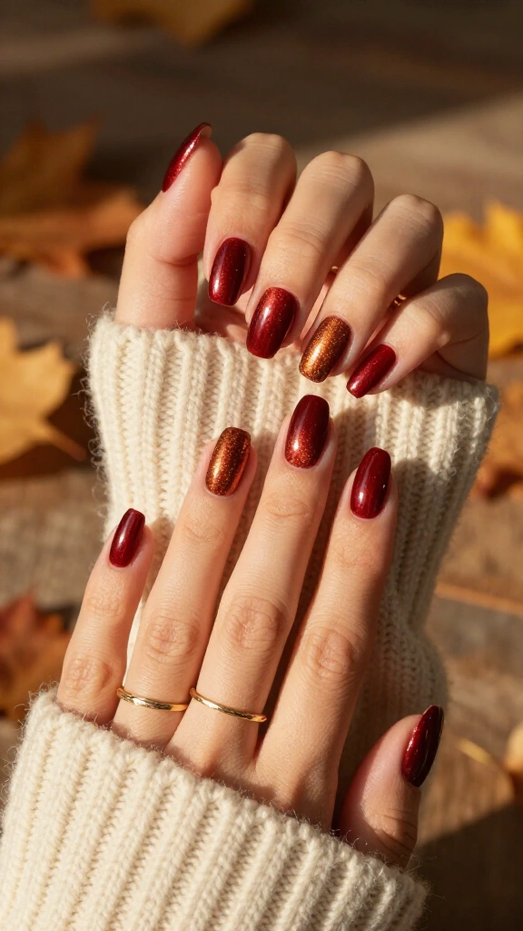Cinnamon Glaze Metallic Red