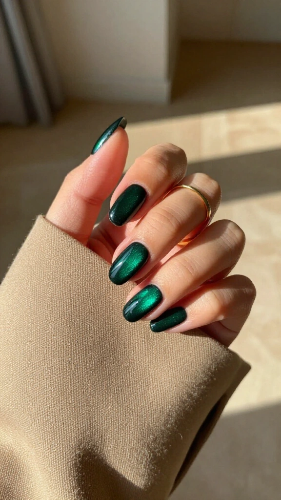 Blackened emerald