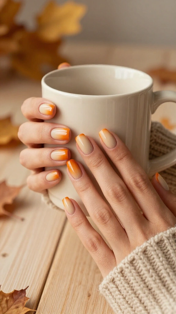 Creamy Pumpkin Spice Ombré