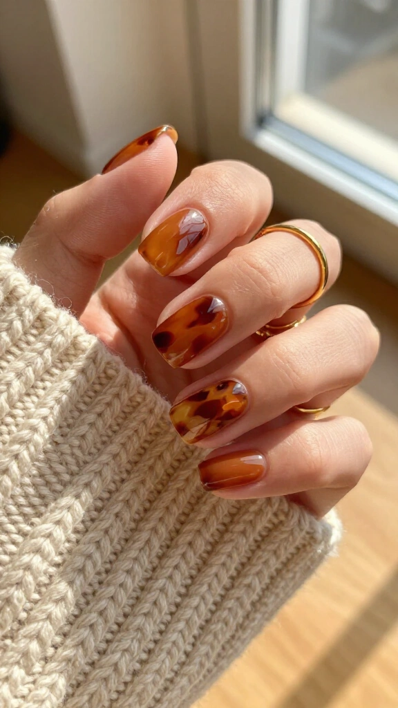Honey Amber Tortoiseshell Accents
