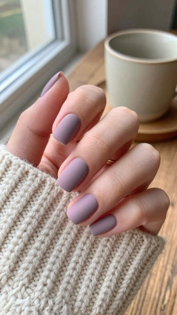 Dusty Mauve Matte Finish