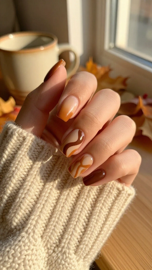 Warm Toffee Swirls