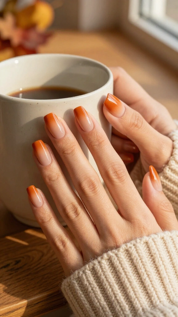 Pumpkin Spice Ombré Overlay